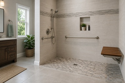 Why Curbless Showers Are Becoming the #1 Bathroom Upgrade for Aging in Place Why Curbless Showers Are Becoming the #1 Bathroom Upgrade for Aging in Place