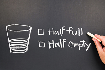 Do You See Your Glass As Half-Full or Half-Empty?